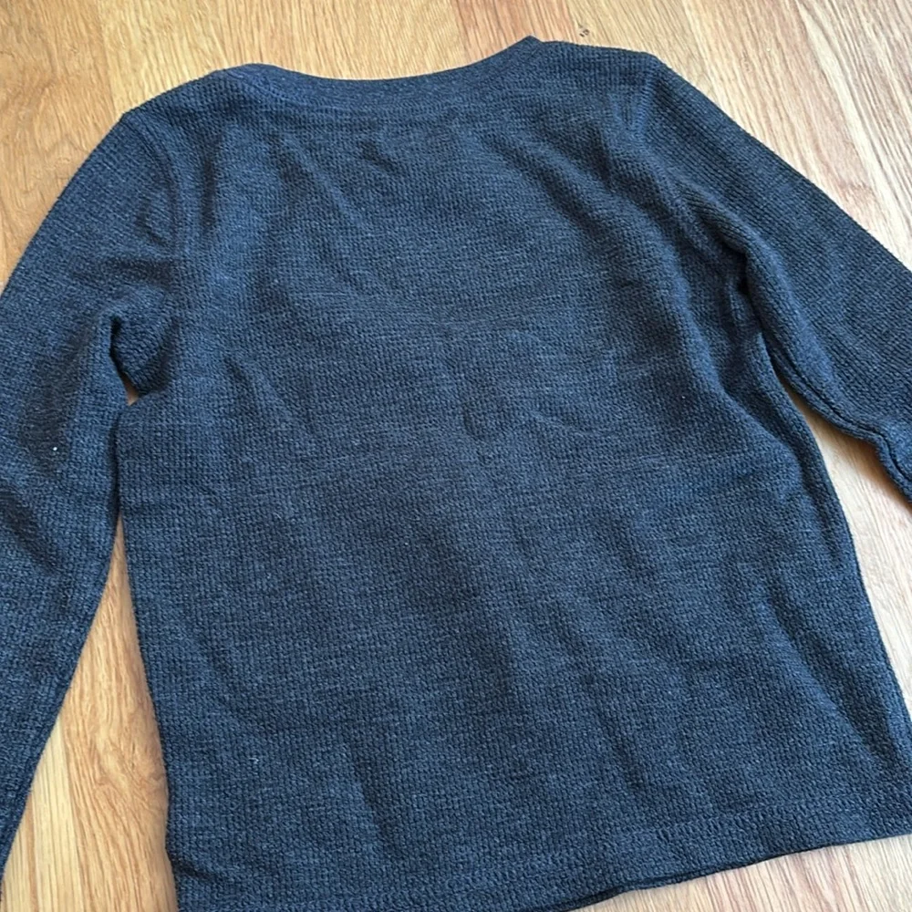 4T Old Navy Plaid Bear Waffle Knit Long Sleeve Top